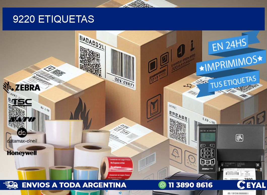 9220 ETIQUETAS