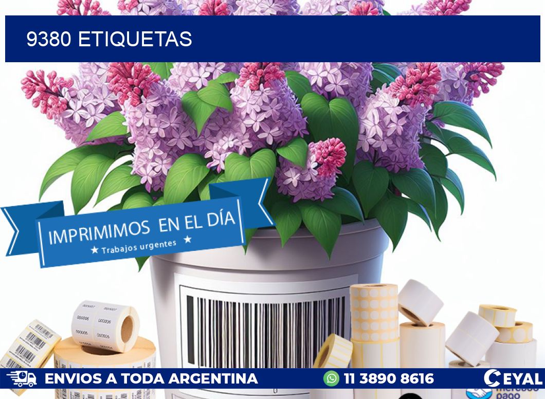 9380 ETIQUETAS