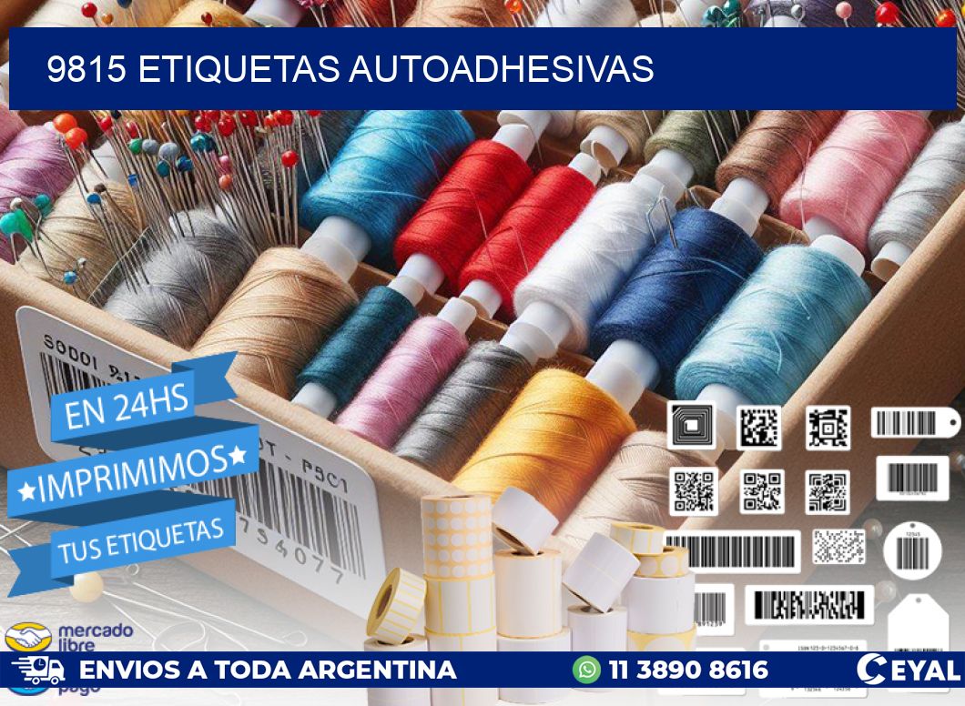 9815 ETIQUETAS AUTOADHESIVAS