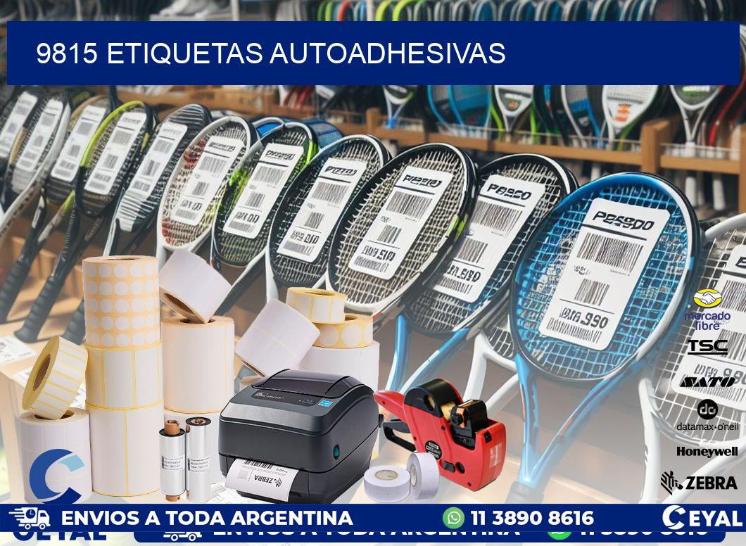 9815 ETIQUETAS AUTOADHESIVAS