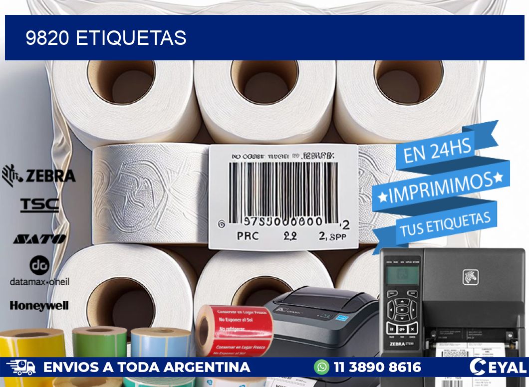 9820 ETIQUETAS