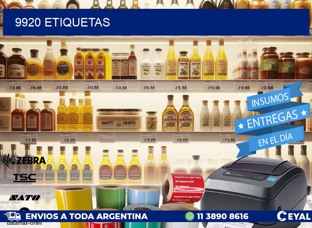 9920 ETIQUETAS