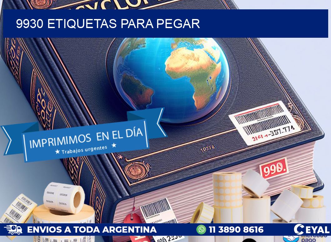 9930 ETIQUETAS PARA PEGAR