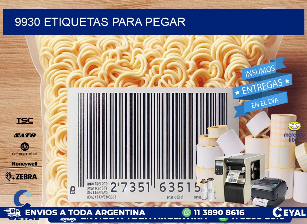 9930 ETIQUETAS PARA PEGAR