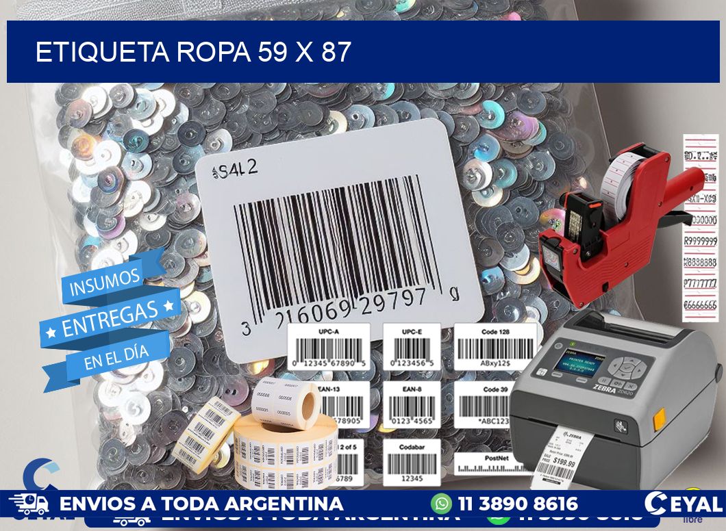 ETIQUETA ROPA 59 x 87