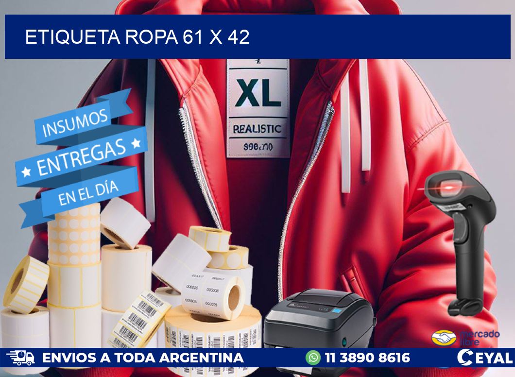 ETIQUETA ROPA 61 x 42
