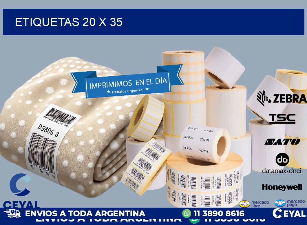 ETIQUETAS 20 x 35