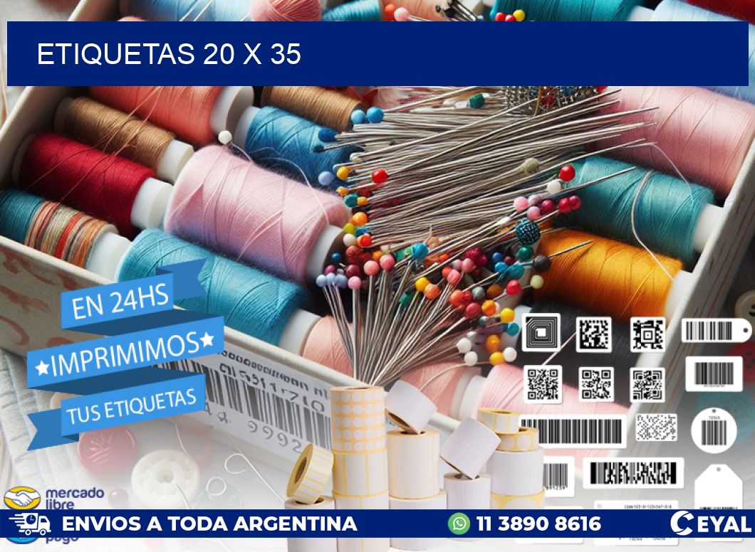 ETIQUETAS 20 x 35