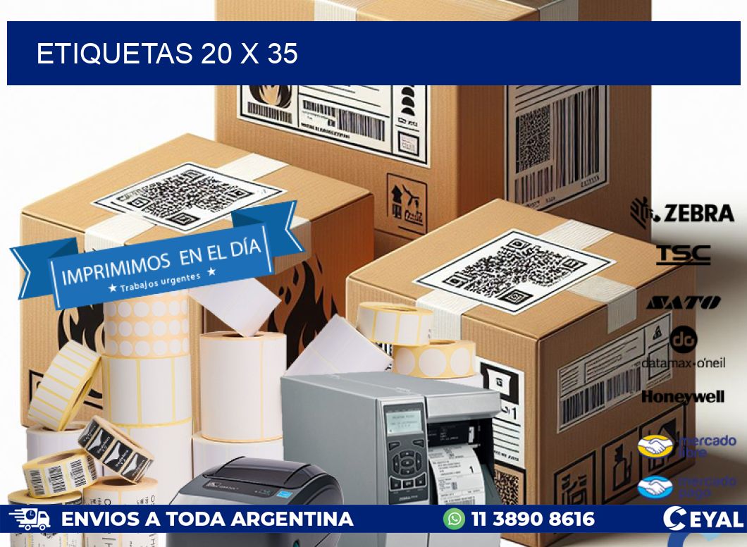 ETIQUETAS 20 x 35