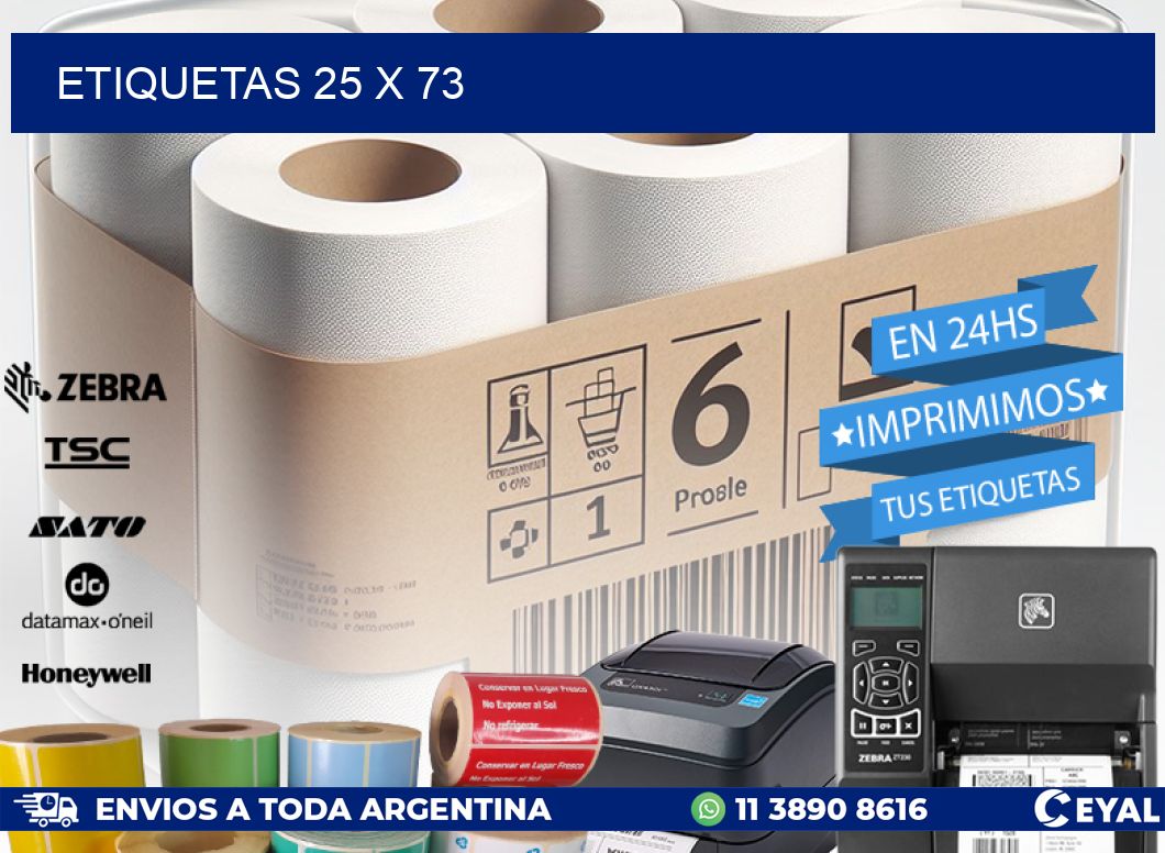 ETIQUETAS 25 x 73