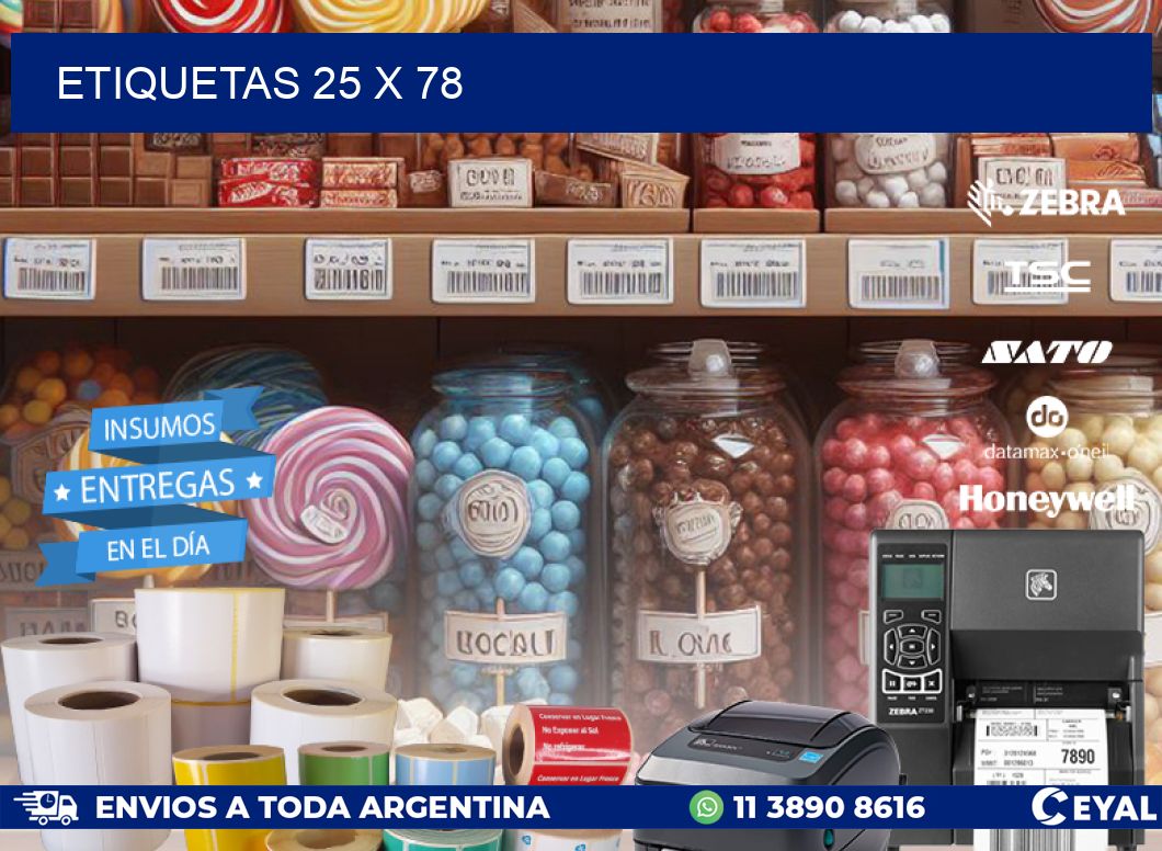 ETIQUETAS 25 x 78