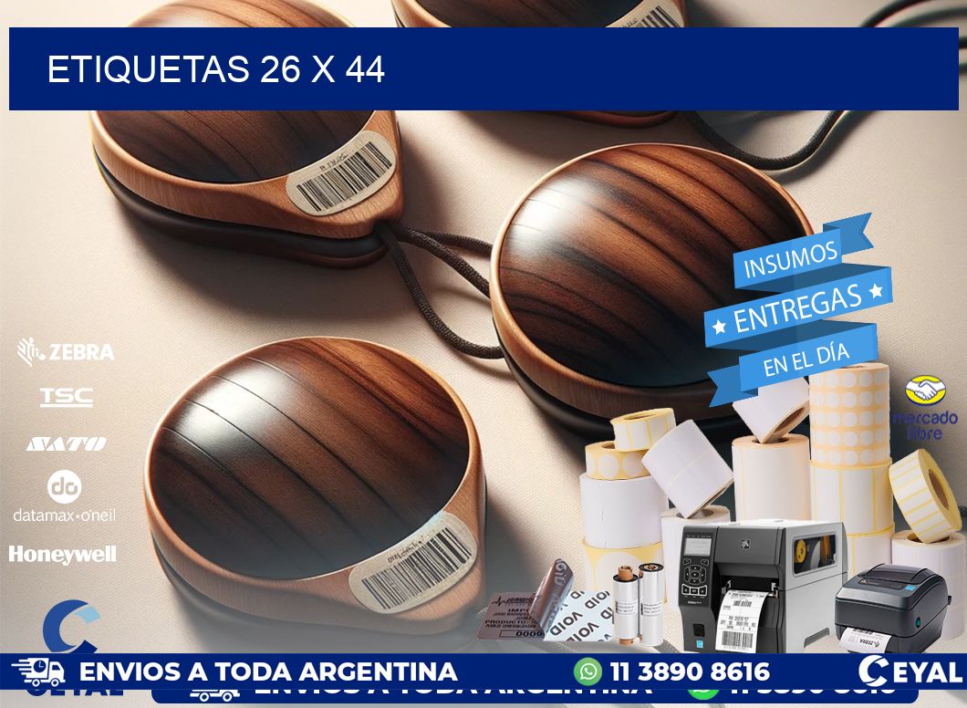 ETIQUETAS 26 x 44