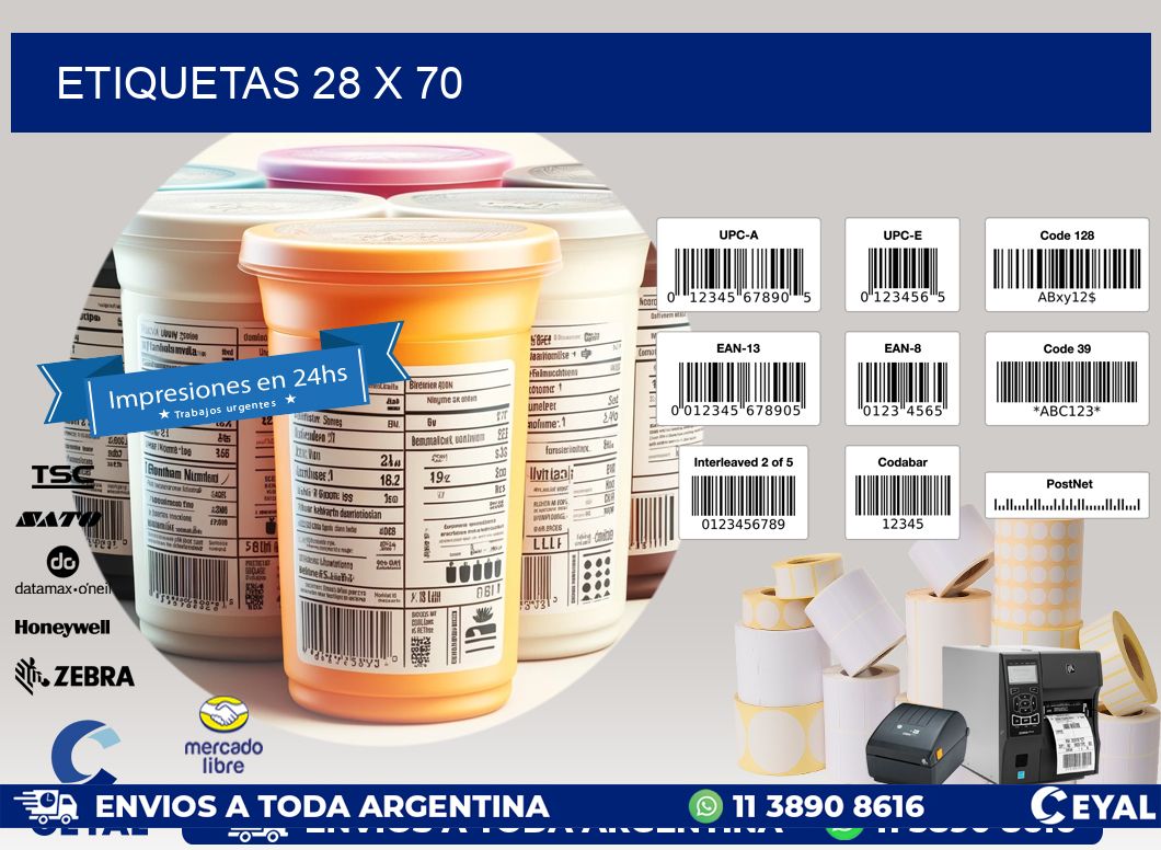 ETIQUETAS 28 x 70