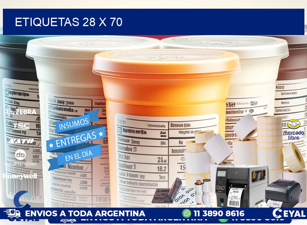 ETIQUETAS 28 x 70