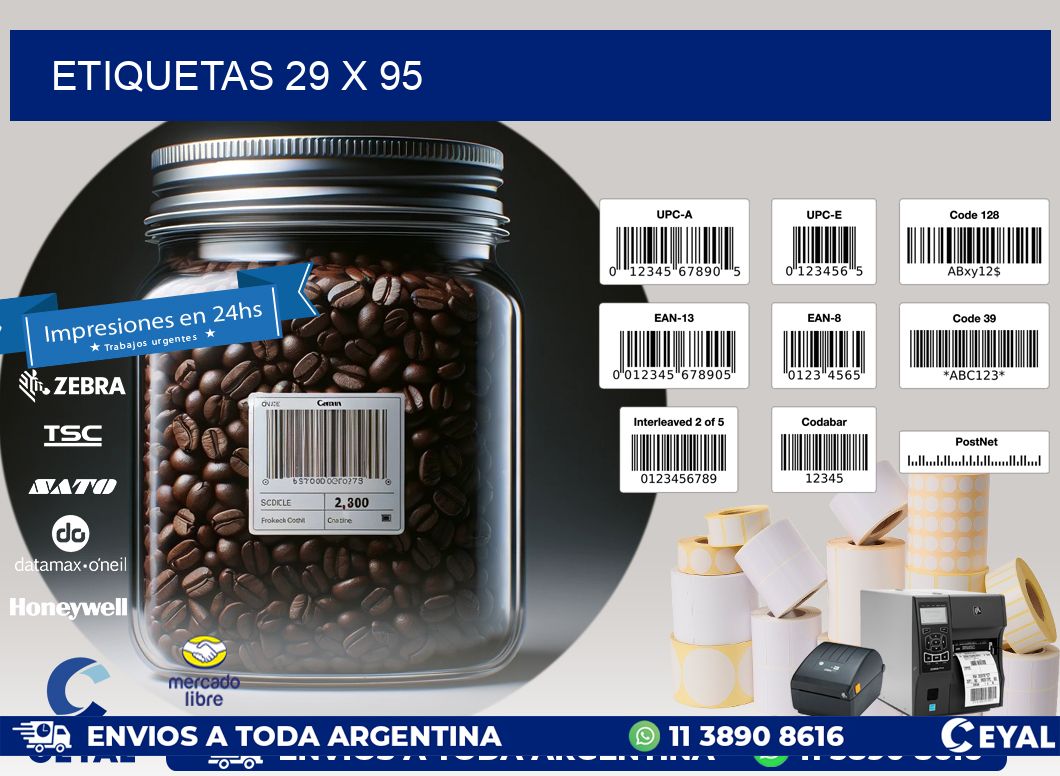 ETIQUETAS 29 x 95