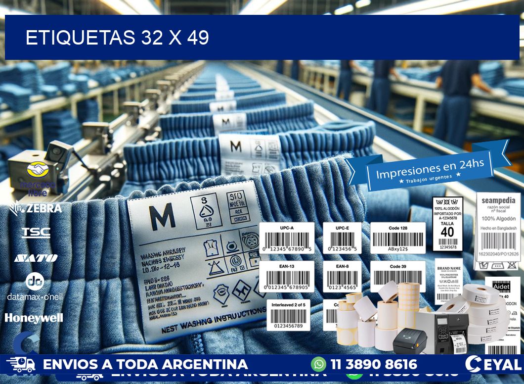 ETIQUETAS 32 x 49