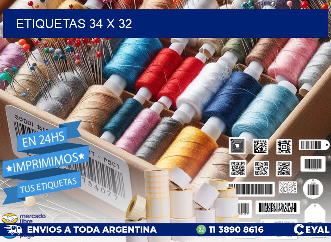 ETIQUETAS 34 x 32
