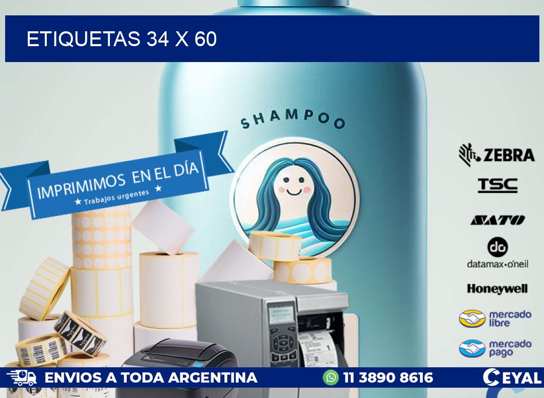 ETIQUETAS 34 x 60