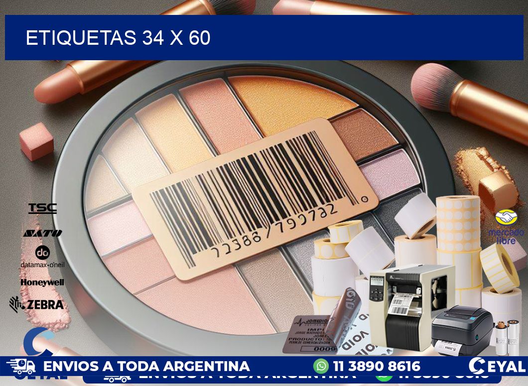 ETIQUETAS 34 x 60