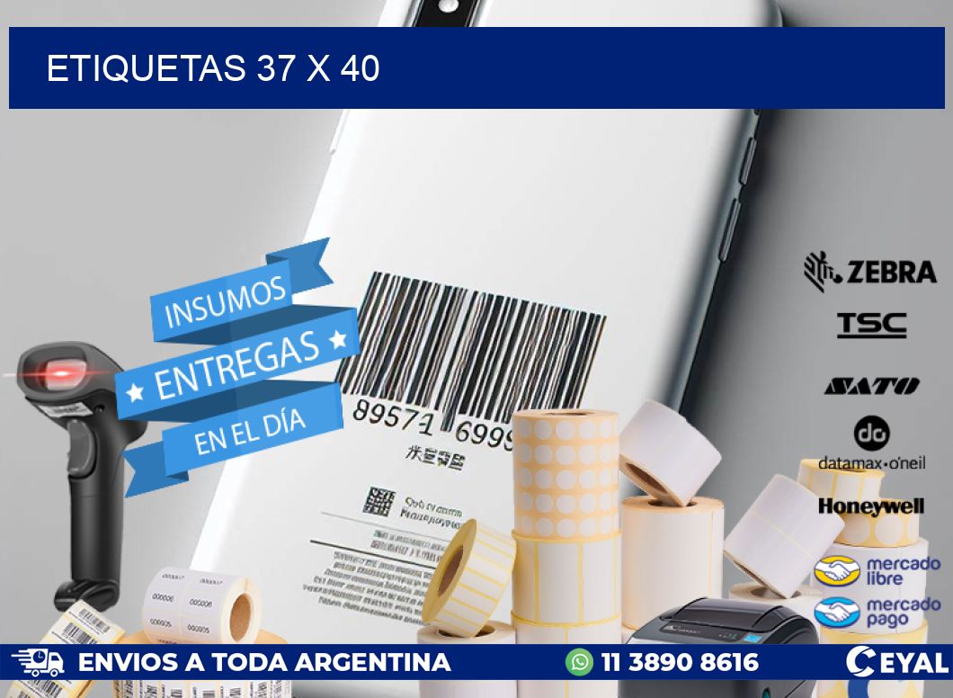 ETIQUETAS 37 x 40