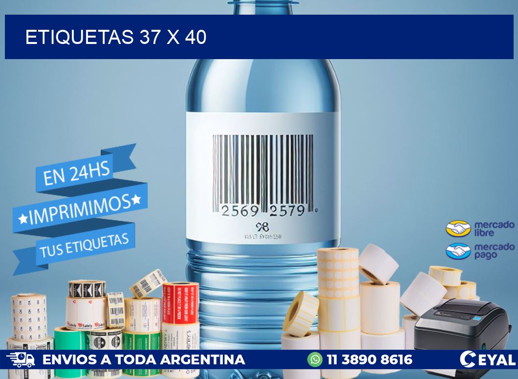 ETIQUETAS 37 x 40