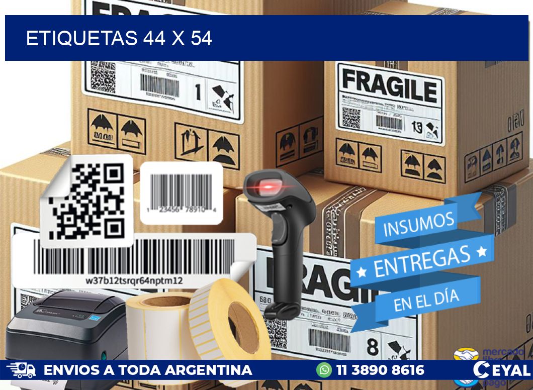 ETIQUETAS 44 x 54