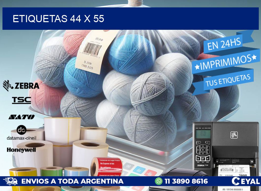 ETIQUETAS 44 x 55