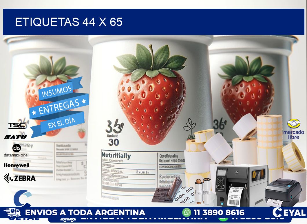 ETIQUETAS 44 x 65