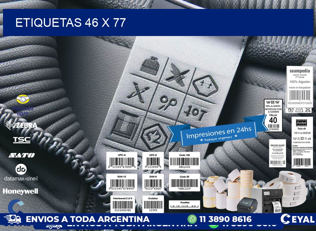 ETIQUETAS 46 x 77