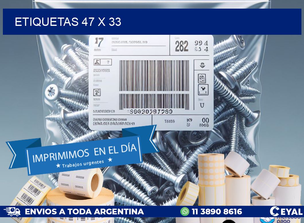 ETIQUETAS 47 x 33
