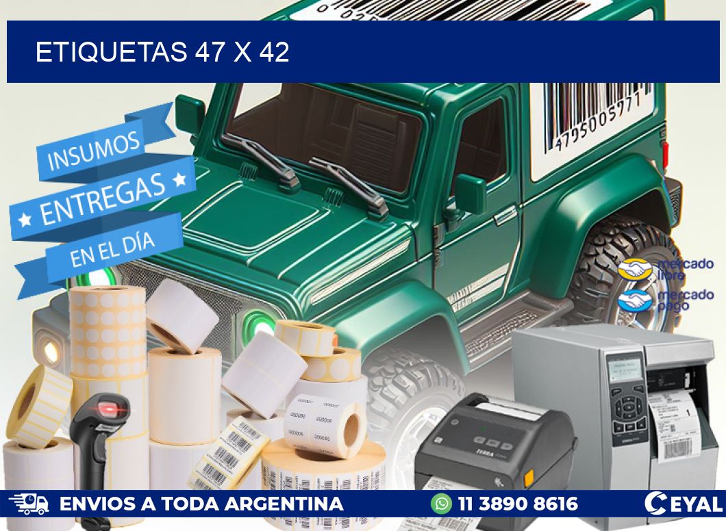 ETIQUETAS 47 x 42
