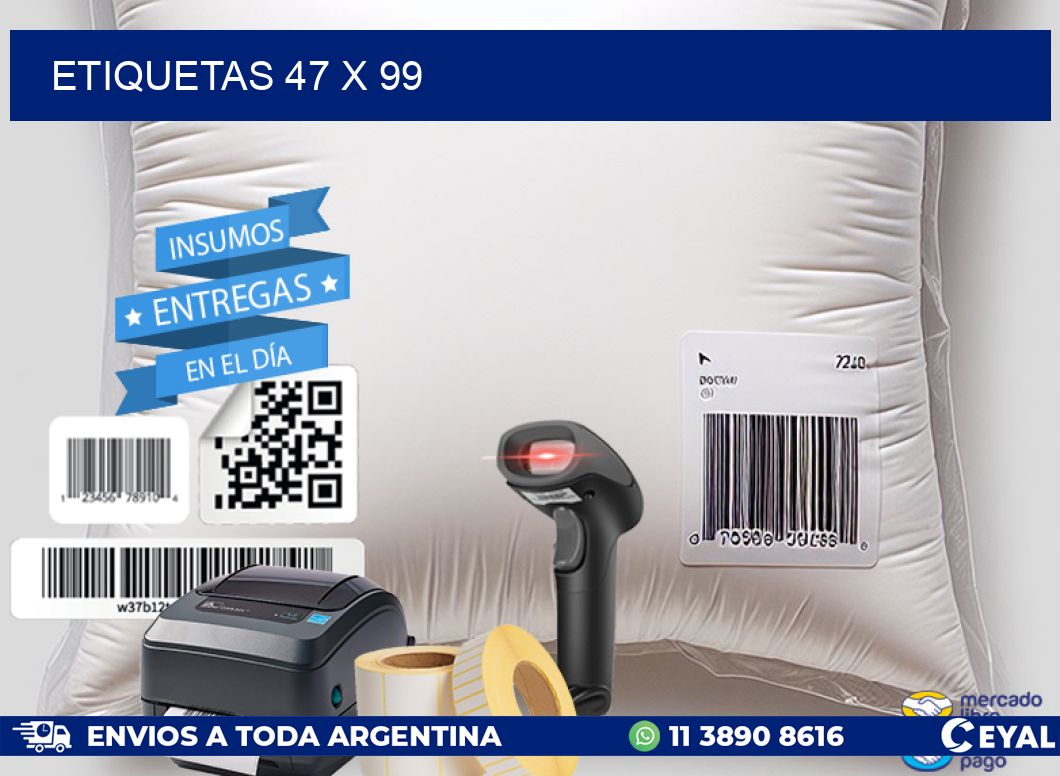 ETIQUETAS 47 x 99
