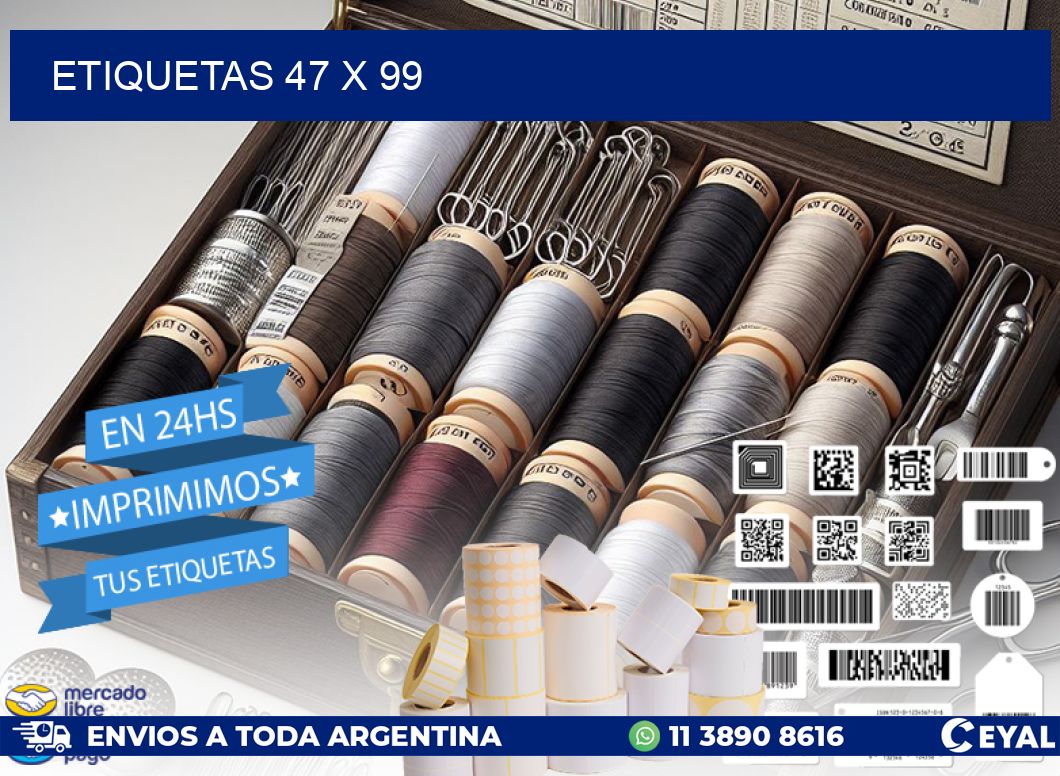 ETIQUETAS 47 x 99