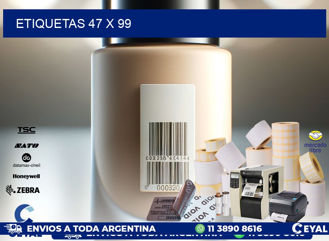 ETIQUETAS 47 x 99
