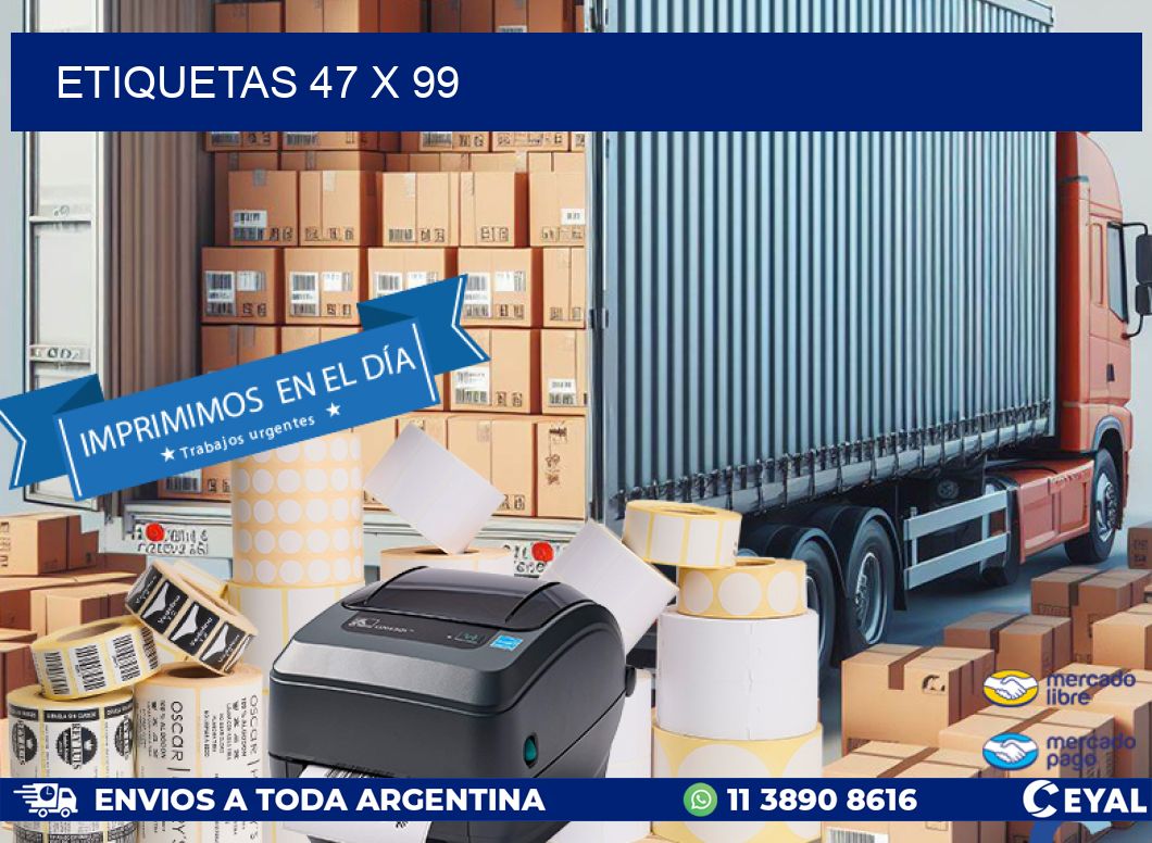 ETIQUETAS 47 x 99