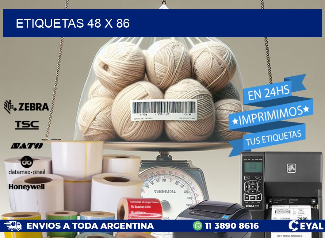 ETIQUETAS 48 x 86