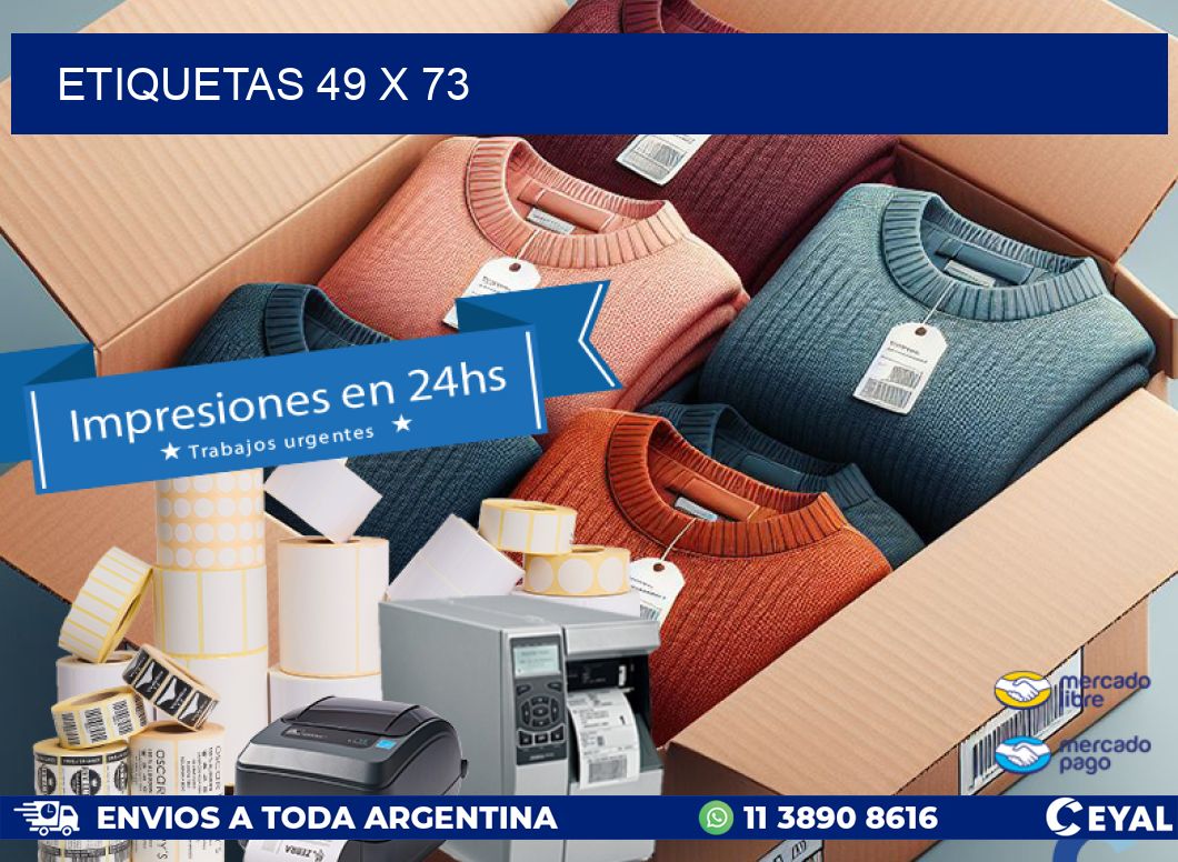 ETIQUETAS 49 x 73