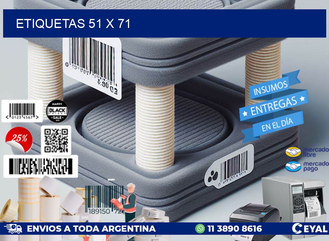 ETIQUETAS 51 x 71