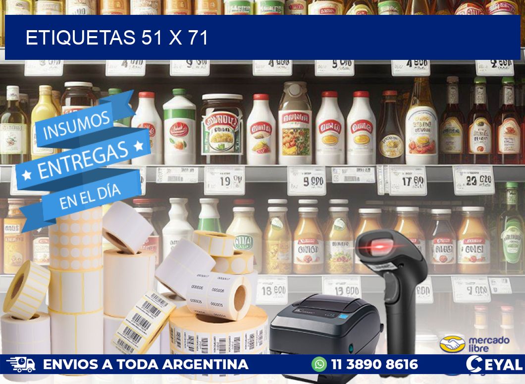 ETIQUETAS 51 x 71