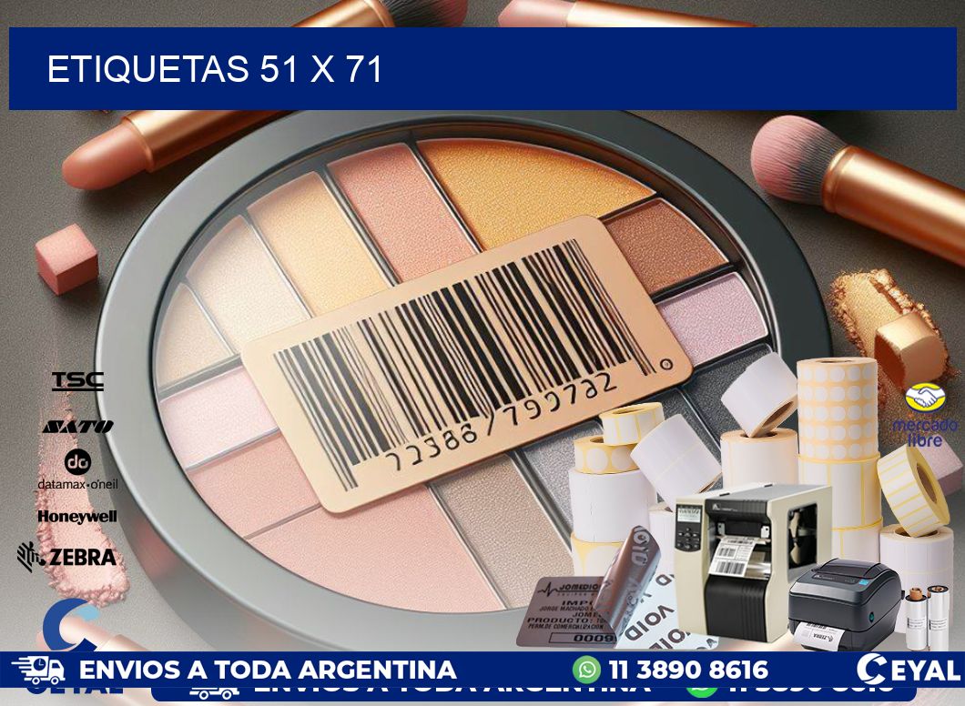 ETIQUETAS 51 x 71