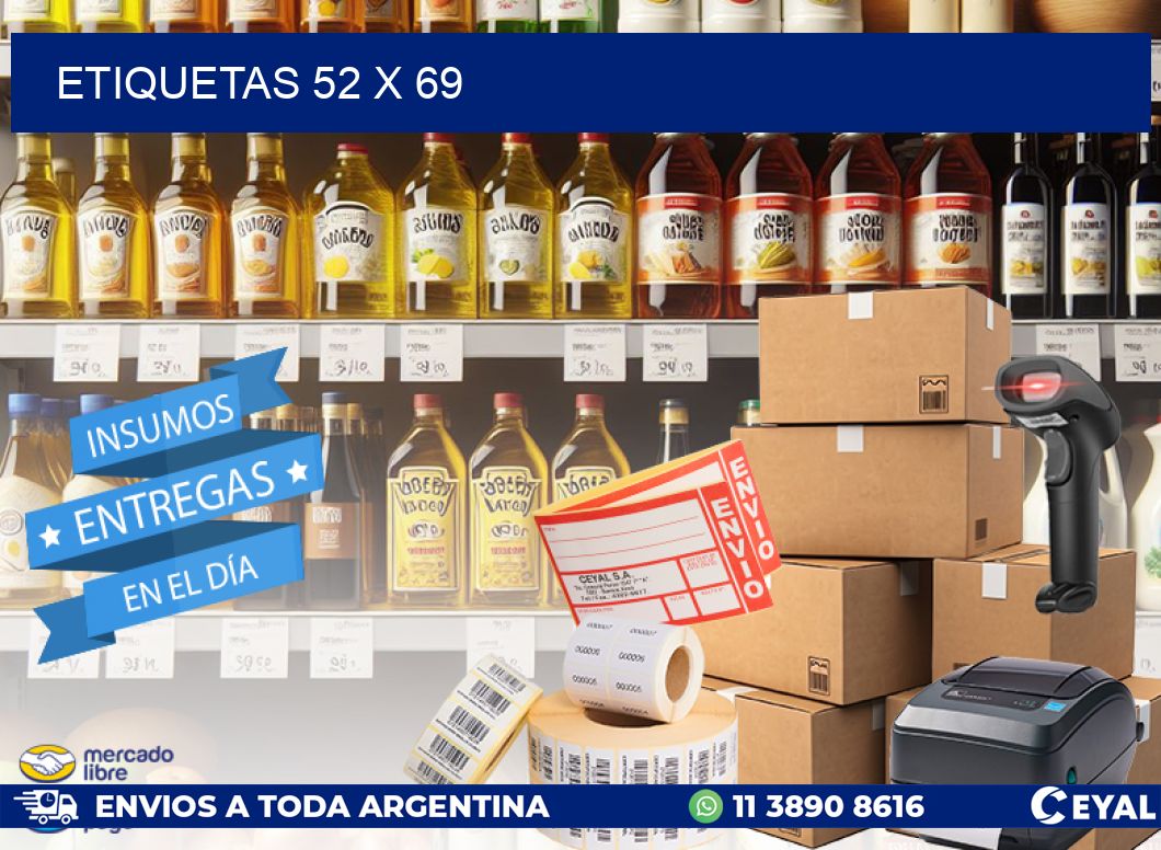 ETIQUETAS 52 x 69
