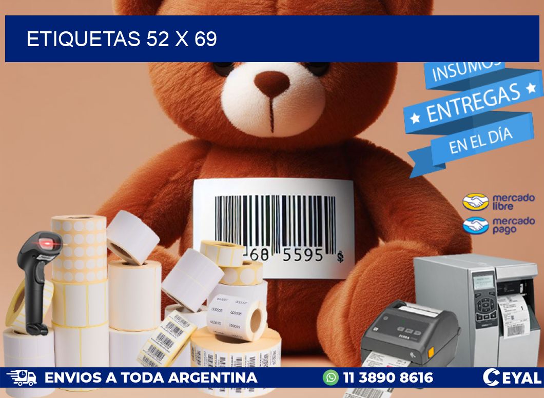 ETIQUETAS 52 x 69