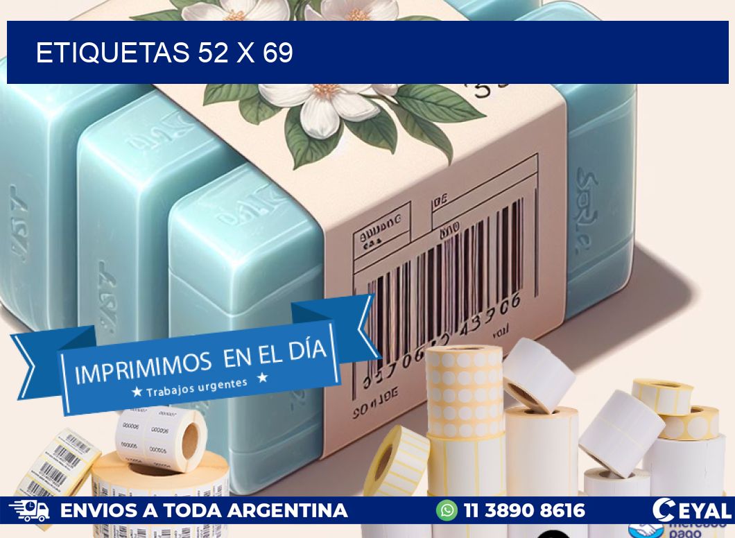 ETIQUETAS 52 x 69