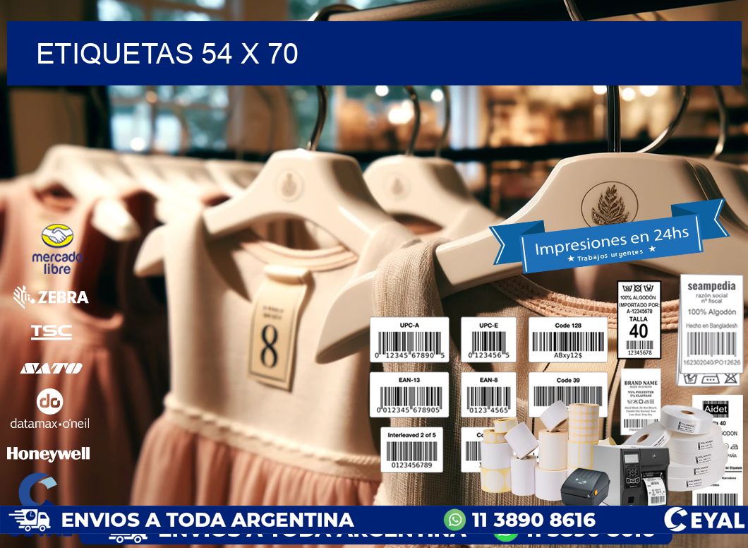 ETIQUETAS 54 x 70