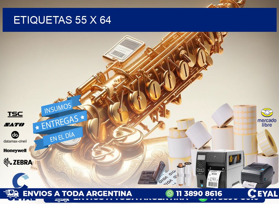 ETIQUETAS 55 x 64