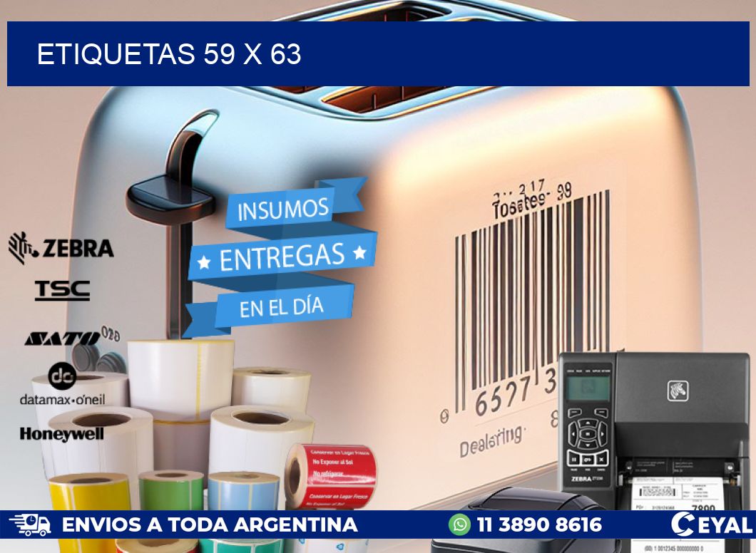 ETIQUETAS 59 x 63