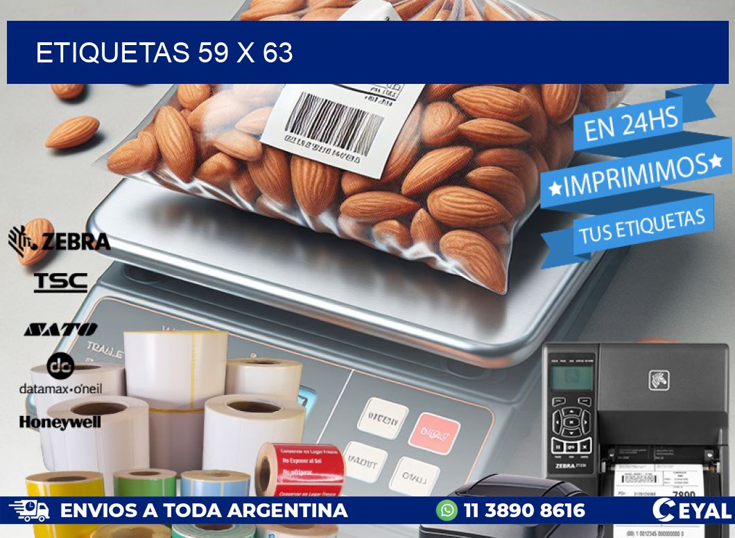 ETIQUETAS 59 x 63
