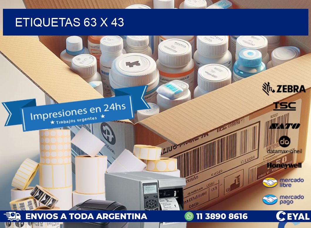 ETIQUETAS 63 x 43
