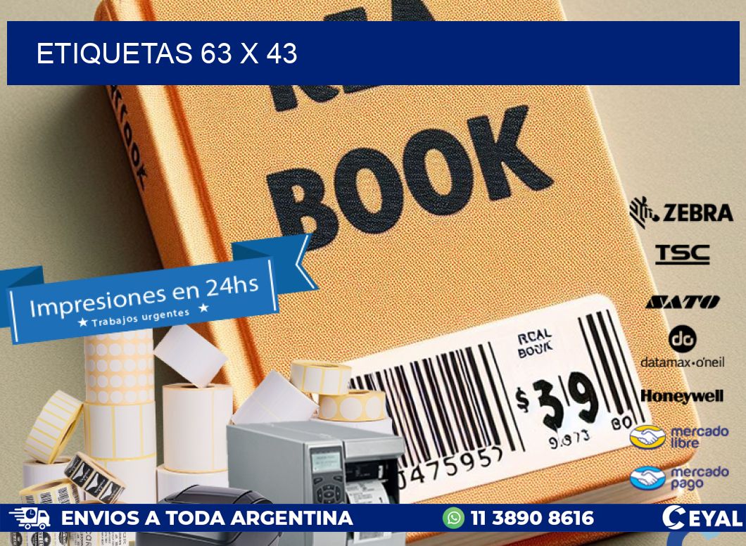 ETIQUETAS 63 x 43