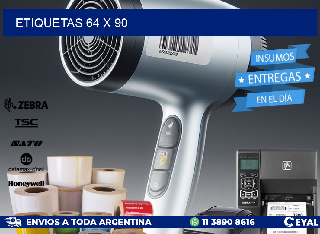 ETIQUETAS 64 x 90